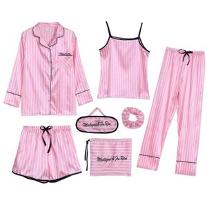 PYJAMA Femme - hiver Ensemble Pyjama treillis Classique mode Homewear -  rose GO™ Rose - Cdiscount Prêt-à-Porter