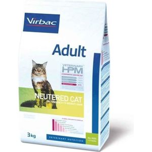 CROQUETTES Virbac Veterinary hpm Neutered Chat Adulte (+12moi