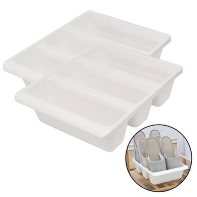 6 Boîtes à Chaussures Transparentes Empilables HOMIDEC - Rangement Plastique Avec Porte Aimantée - Jusqu'à EU 46