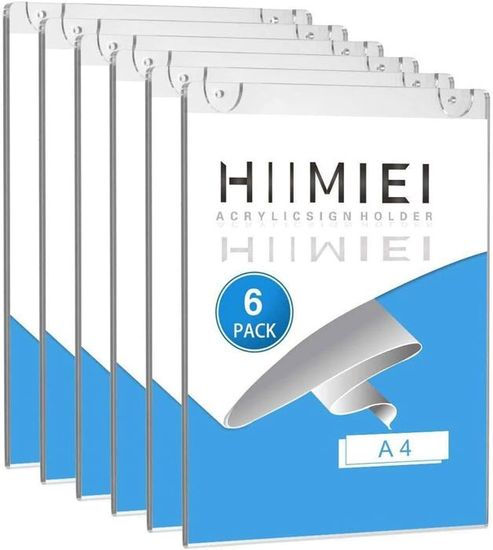 Lot De 3 Supports De Plaque En Acrylique Pour Affichage A4 - 2
