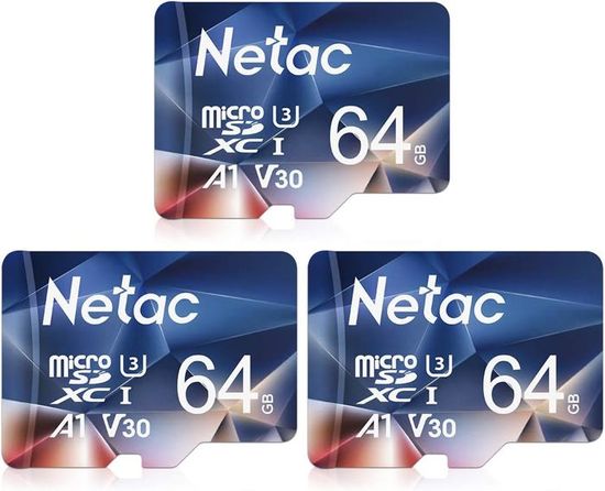 Carte Mémoire Micro SD Integral 64 Go – Vitesse Jusqu’à 90 Mo/s, Classe 10, UHS-I, U1, Avec Adaptateur SD