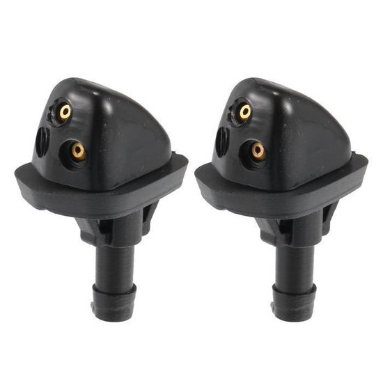 Buse Lave-glace Pour Dodge Caliber 2007-2012 - Référence 5160308AA - Lot De 2 Avec Joints - Installation Facile Sans Outil - Améliore La Pulvérisation Du Pare-brise