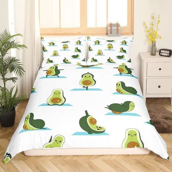 Parure Lit Demon Enfant 200x135cm Literie Demon Enfant - Housse Couette 200x135cm + Taie 80x80cm Parure Lit Thème Anime