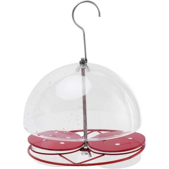 Mangeoire Et Baignoire à Oiseaux Murales - 2 Bols En Polycarbonate Pour Jardin, Balcon, Terrasse, Clôture
