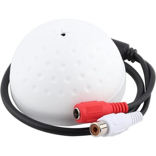 Micro Audio Pour Caméra De Sécurité, 100 M², Large Portée, Microphone