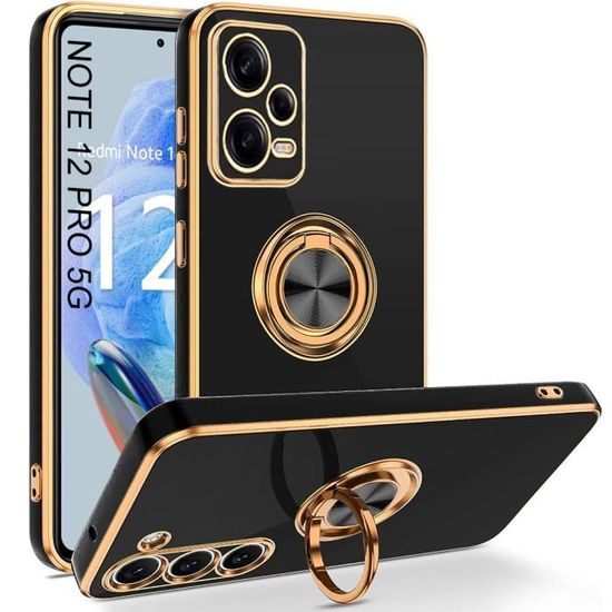 Coque Transparente Antichoc Avec Anneau Pour Xiaomi Redmi Note 13 Pro/Pro+/5G