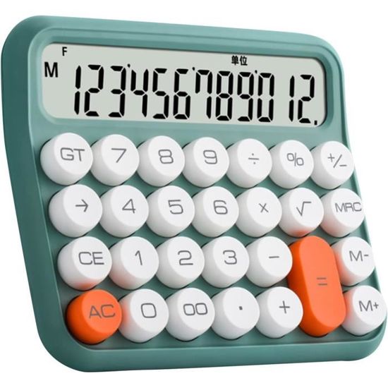 Multifonction Calculatrice De Bureau,Grand Écran À 12 Chiffres,Gros