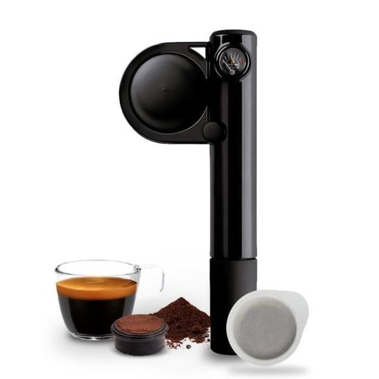 Machine à café portable - Handpresso - Pump noir - Pression 16 bar - Café moulu - Espresso