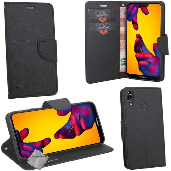 Housse Portefeuille + Verre Trempé Pour Honor 200 / 200 Lite - Noir, Cuir Synthétique, Protection Complète