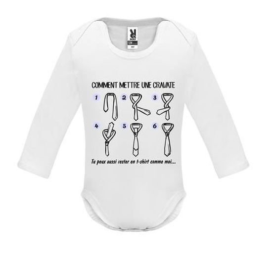 Body Bébé Garçon – 2 Ans – Pur Coton Manches Longues – Prince – Ma.chicha