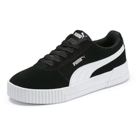 Chaussures femme baskets puma carina. carina s inspire des styles des annees 80 pour s adapter au look decontracte des baskets des v Noir Cdiscount Chaussures