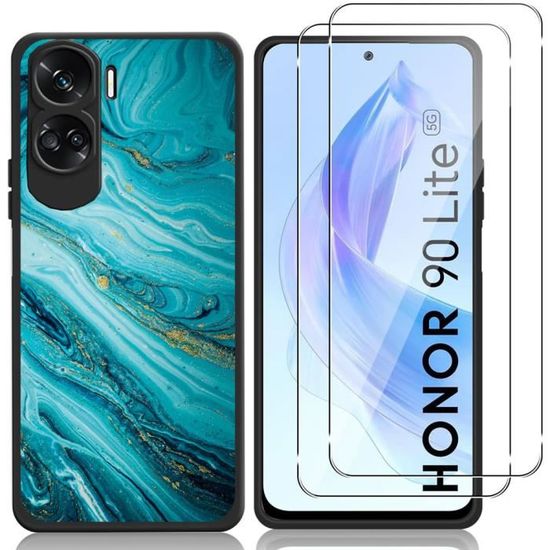 Coque Transparente Souple Pour Honor 400 Smart 5G Avec 2 Verres Trempés - Protection Anti-choc Et Anti-rayures