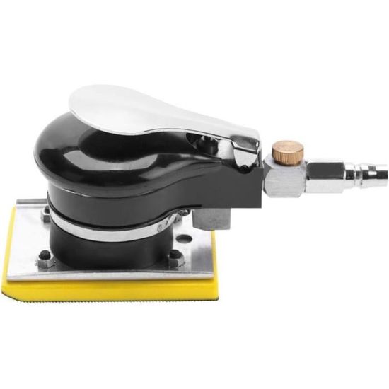 Ponceuse Pneumatique Orbitale 10 000 Tr/min - Pour Polissage Carrosserie - Plaque 12.5x12.5cm - Professionnelle