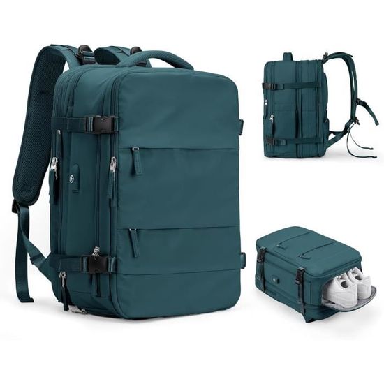 Sac à Dos Cabin Max 55x40x20 – Bagage Cabine Avion 44L, Neutre, Homologué, NEUF