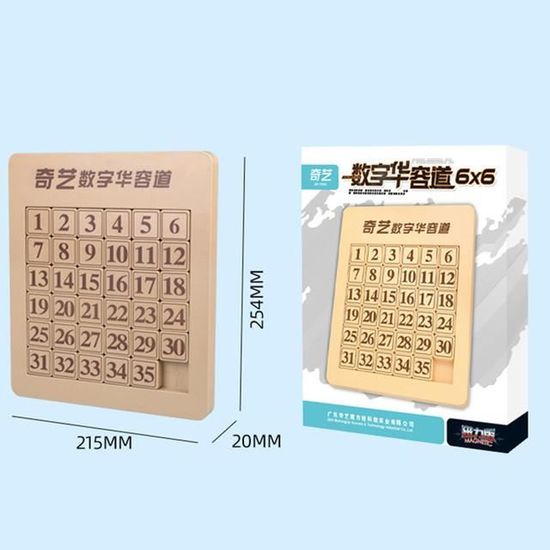 Puzzle à Blocs Coulissants Numérique - Jeu De Réflexion Et Logique - Taille 14,2 X 16 Cm - Pour Enfants Et Adultes - Idéal Voyage, Bureau, Famille