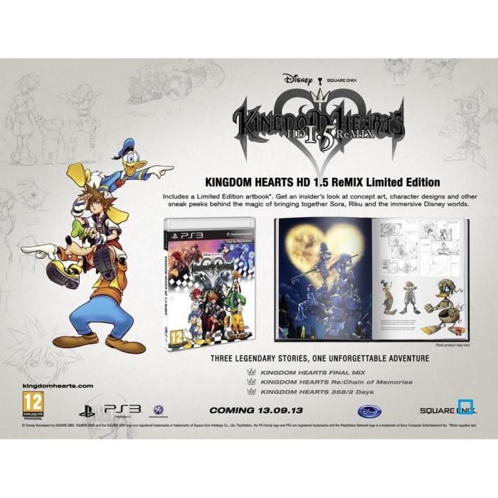 Square Enix Kingdom Hearts 1.5 Hd Remix Edition Limitée / PS3