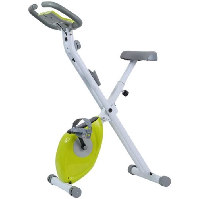 HLEZ Vélo d'exercice Pliable, Vélo d'appartement Intérieur équipement de Fitness Ultra-Silencieux vélo d'exercice Aérobie Peut être