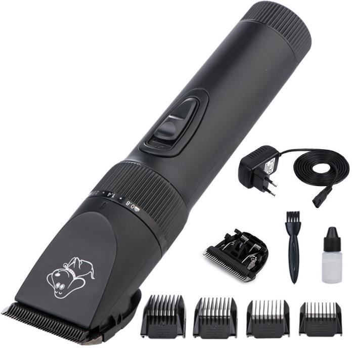 Tondeuse Chien, Tondeuses Pour Animaux, 4 Pcs Batterie, Un Sac Cuir, Rechargeable Clippers Pour Chiens
