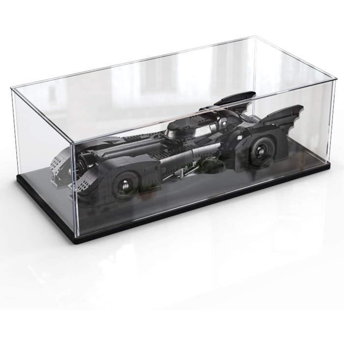 Acrylique Display Case Compatible avec Lego Batmobile 1939Anti Poussière Présentoir Vitrine pour Lego 76139 (Non Inclus Le Modèle)