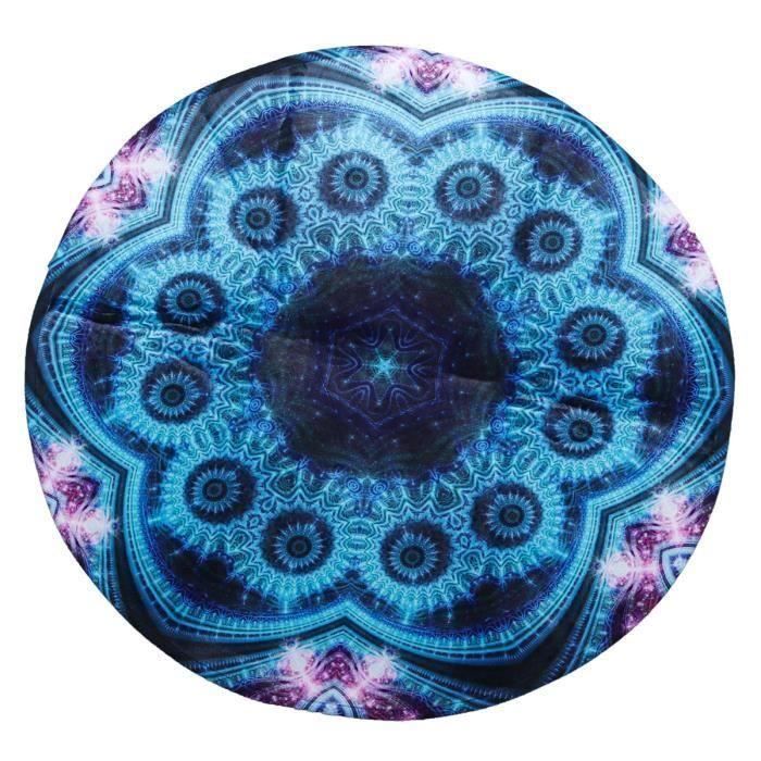 Tapis de Sol Rond Fitness Tapis De Yoga Tapis Chaise Coussins Chambre Salon TYPE A Bo22465