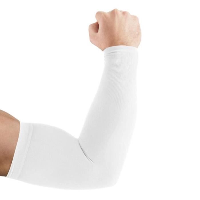 Manchettes de Bras Manchon Bras Anti-UV Protection UPF 50+ Manche de Bras Respirante Manchettes pour Hommes Femmes pour Cyclisme