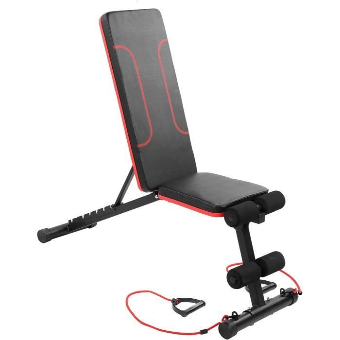 Greensen Banc de Musculation Banc de Fitness inclinable Banc de Musculation reglable Banc de Formation Banc de Fitness Multifonc,532