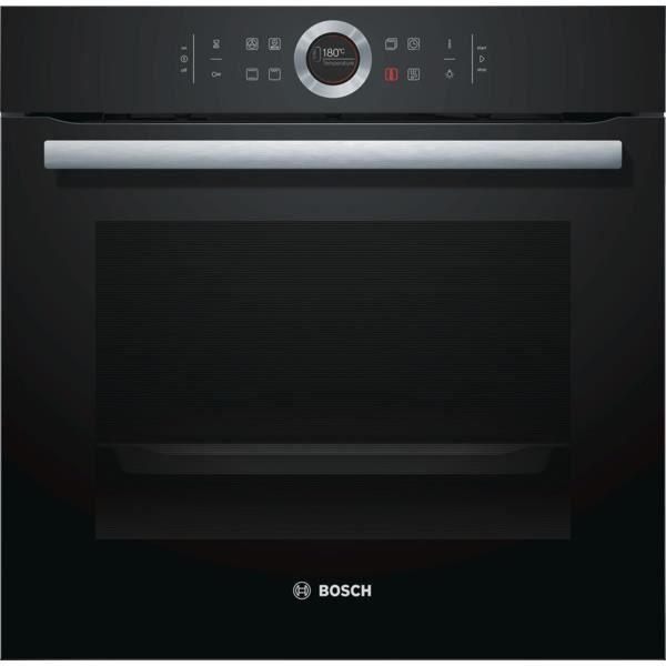 HBG634BB1 BOSCH Four multifonctionnel 13 modes de cuisson - ecoclean - éclairage halogène Noir A+