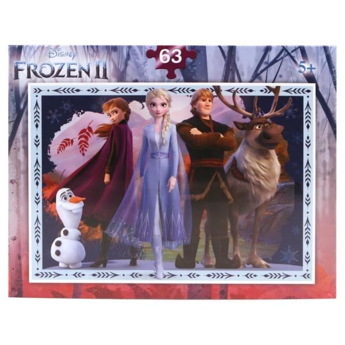 puzzle Disney FROZEN 2 63 pièces + de 5 ans la reine des neiges