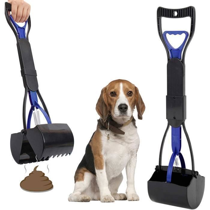 Pelle à déjections pour Animal Domestique, ramasse-crotte, 61 cm Pouce Long Manche Solide Pince dentelée Nettoyage Pickup déjections