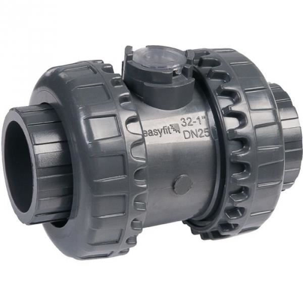 Clapet anti-retour PVC pression noir - Ø 40 mm - Girpi