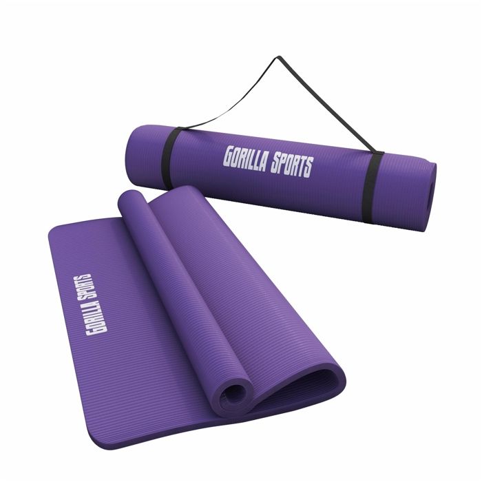 Tapis en mousse grand -190x100x1,5cm (Yoga - Pilates - sport à domicile) VIOLET