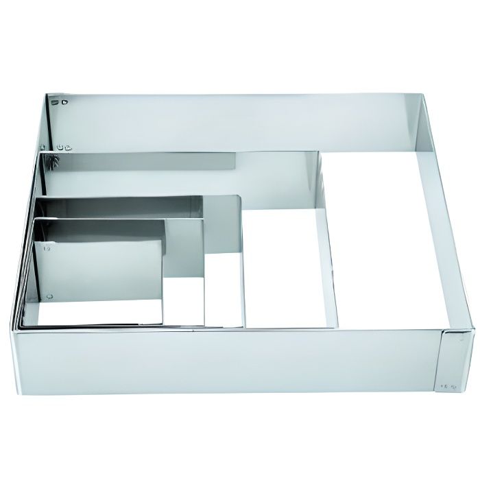 Cercle Carre Pour Patisserie 6X6Cms Inox