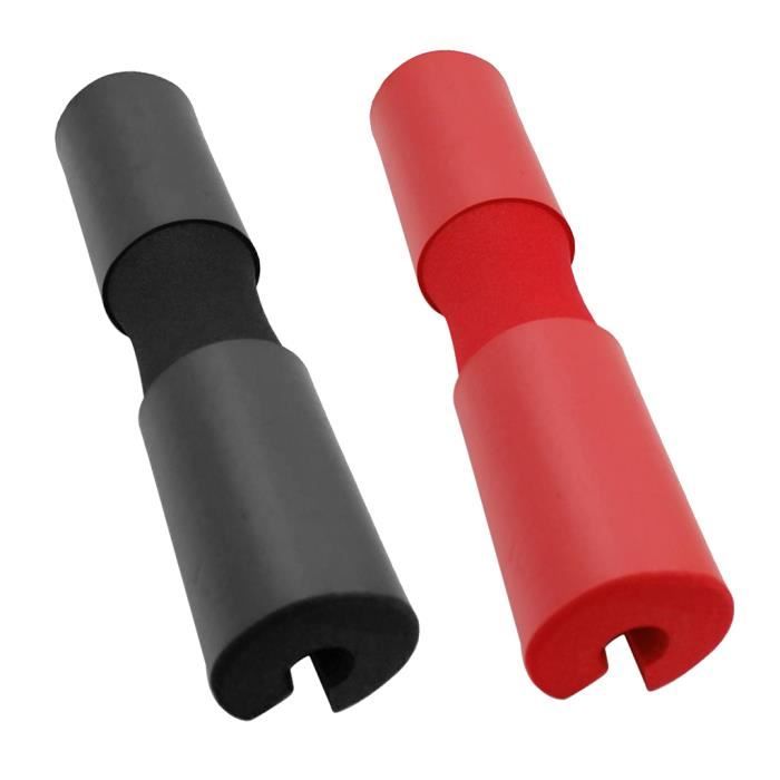 2Pcs Barbell Squat Pad - Support Éponge Cou & Épaule Exitensible Durable