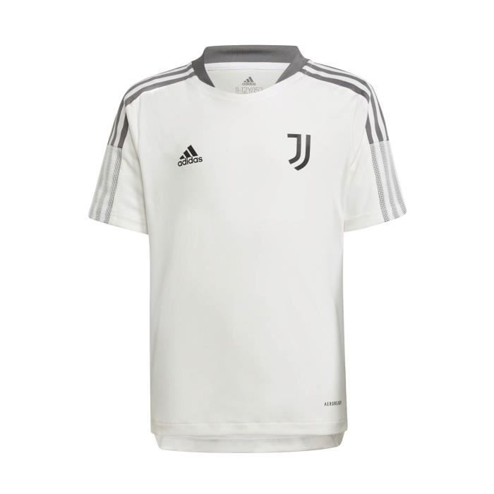 Maillot Adidas Juventus Turin Training 2021-22 blanc enfant