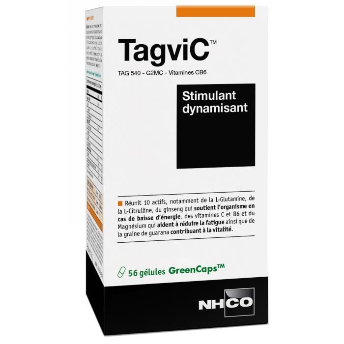 NHCO NUTRITION TAGVIC - Stimulant Dynamisant - 56 Gélules