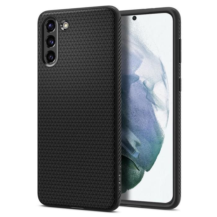 Spigen Liquid Air Coque Compatible avec Samsung Galaxy S21 - Noir
