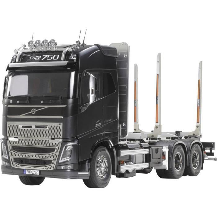 Camion RC Tamiya Volvo FH16 Globtrotter 750 6x4 Timber Truck 56360 1:14 électrique kit à monter 1 pc(s) - VEHICULE A CONSTRUIRE -