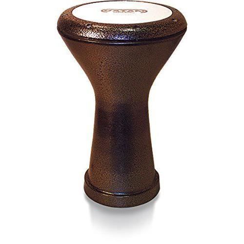 Vatan 3020 Derbouka égyptienne martelée Taille Grande Diamètre 22 cm Marron