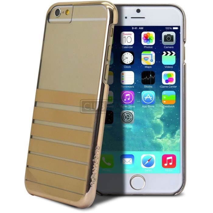 XDORIA Coque engage gradient pour iPhone 6/6S - Chrome Or