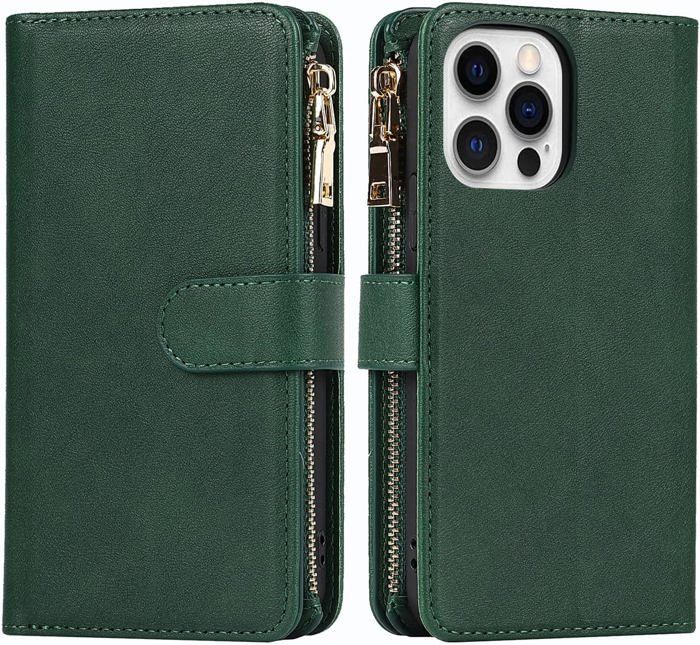 Étui Portefeuille Magnétique Pour Oppo Reno 14 5G / Reno14 F – Cuir PU Doux – 3 Emplacements Cartes – Kickstand - 12