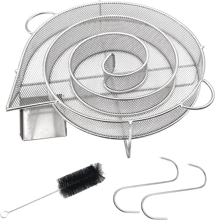 Générateur De Fumée Froide Yotutun - Acier Inoxydable 304 - Design Escargot Réutilisable Pour BBQ Et Fumoir