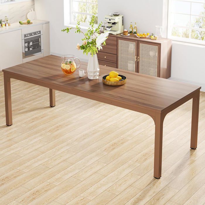 Table Ronde à Manger 80x80cm Avec Étagère Inférieure - Style Industriel - Pour Cuisine, Salon Ou Bureau - 11