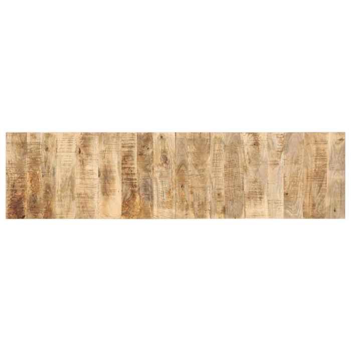 vidaXL Tête de lit 200 cm bois de manguier brut massif 4017515