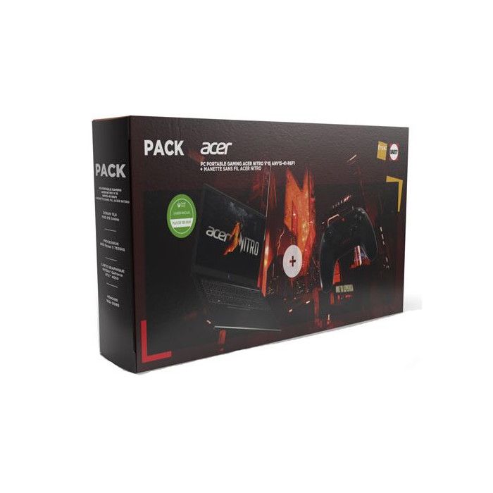 PC Portable Gaming Acer Nitro V 15 ANV15-41-R6F1 156 AMD Ryzen™ 5 16 Go RAM 512 Go SSD Nvidia GeForce RTX 4050 Noir