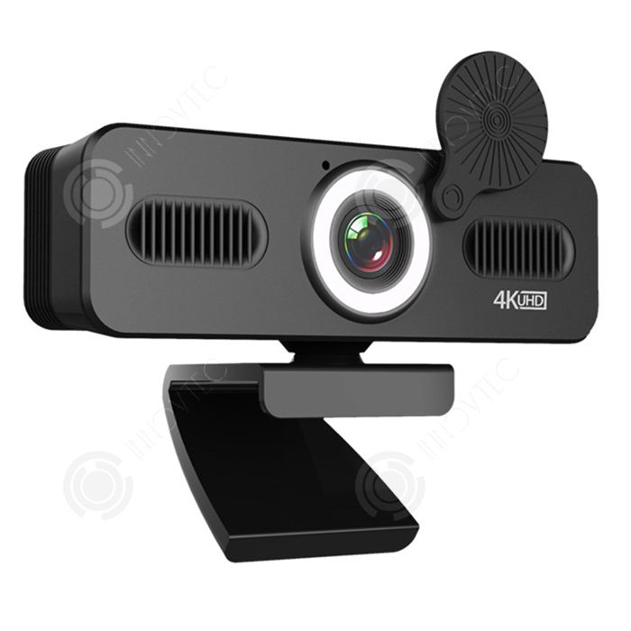 INN Webcam pour PC 4k avec lumière dappoint microphone intégré rotation 360 degrés streaming webcam webcam de streaming caméra web
