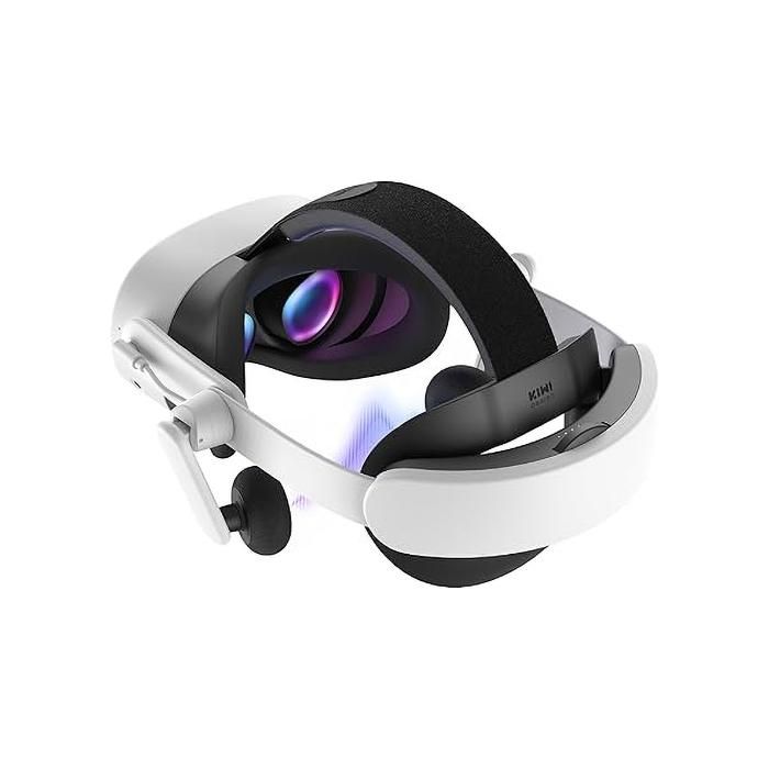 KIWI design Audio Sangle de Tête avec Batterie pour Meta Quest 3/3S K4 Duo Casque DualFast à Chargement Rapide