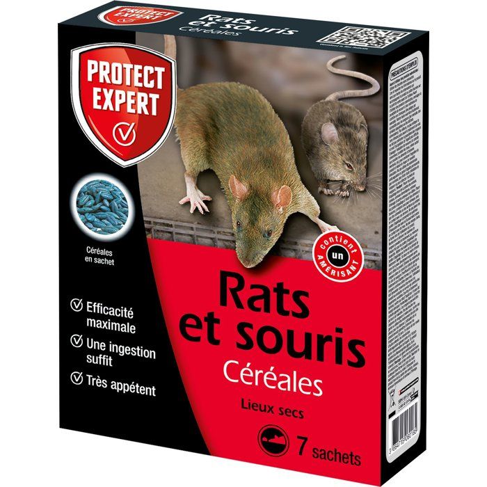 Appât céréales rats et 7 sachets Protect Expert - vue 2