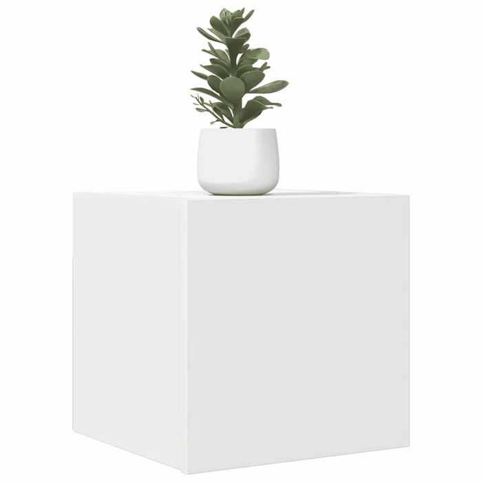 Blanc Cabinet TV - Meuble TV pour Télévision - 1 PC - Montage mural - Montage facile - Blanc 30 5x30x30cm72975123736