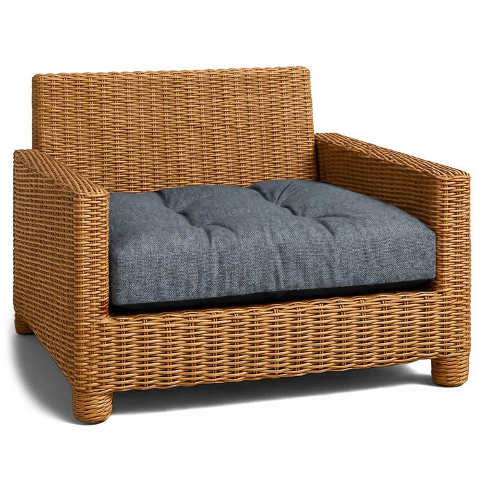 Coussin Lounge Mobilier Jardin Coussin de siege 60x60 cm - Jean lin écologique