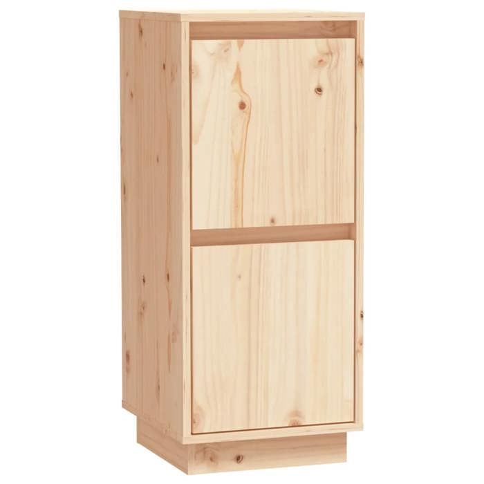Décoratif - Lot de 2 Buffets basmeuble de rangementCommode， 315x34x75cm - bois massif de pin con9493118
